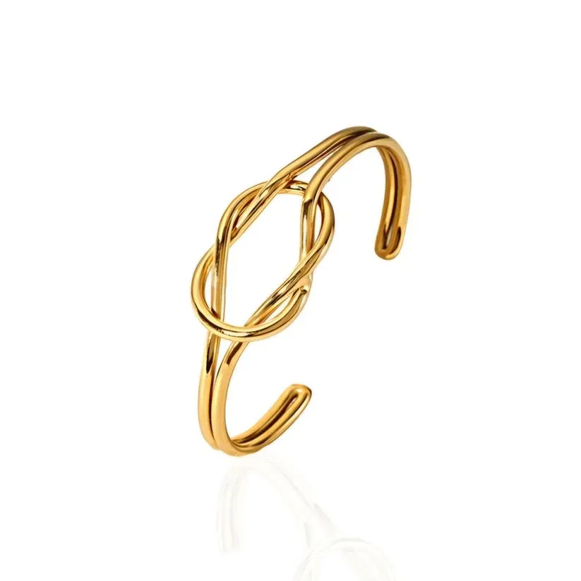 Infinity Heart Swarski Necklace   Love Loop Kada Bracelet Combo