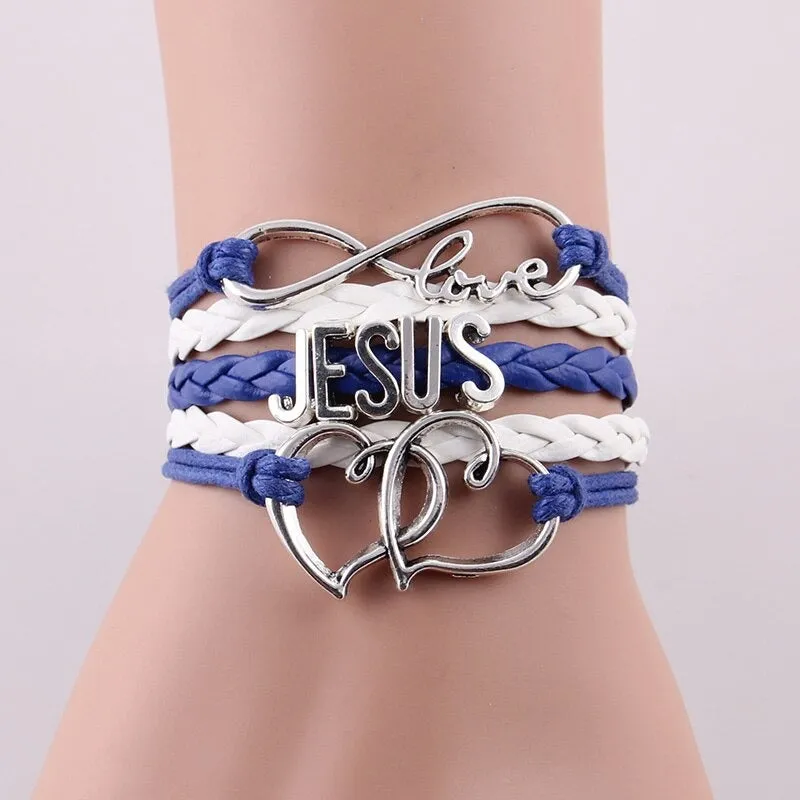 Infinity Love Jesus Bracelet