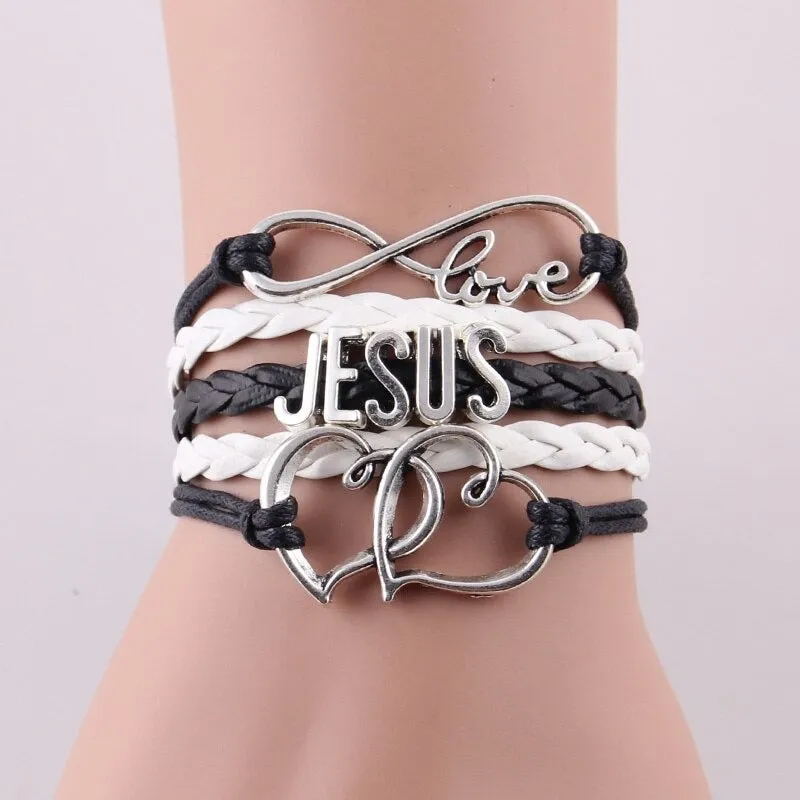 Infinity Love Jesus Bracelet