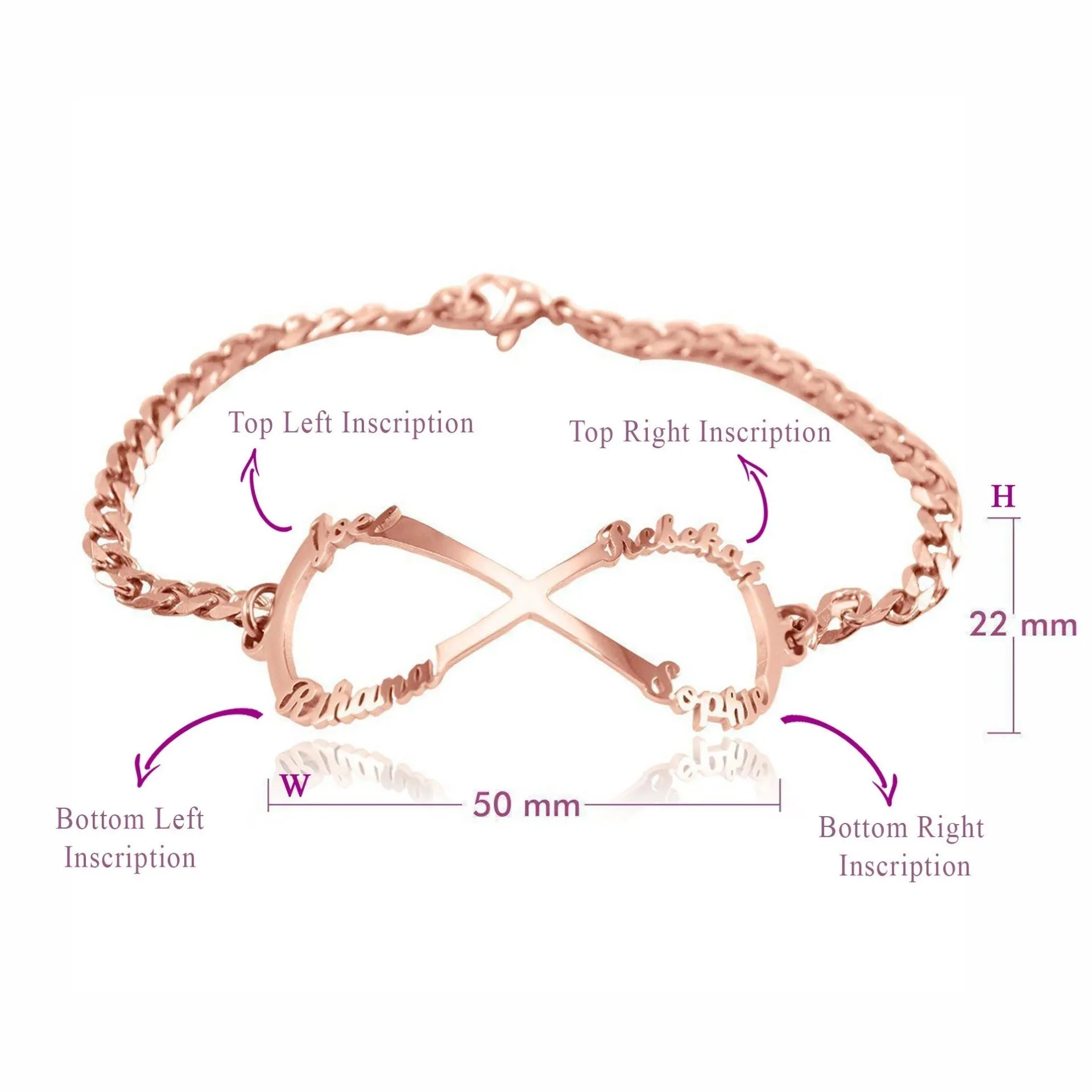 Infinity Name Bracelet
