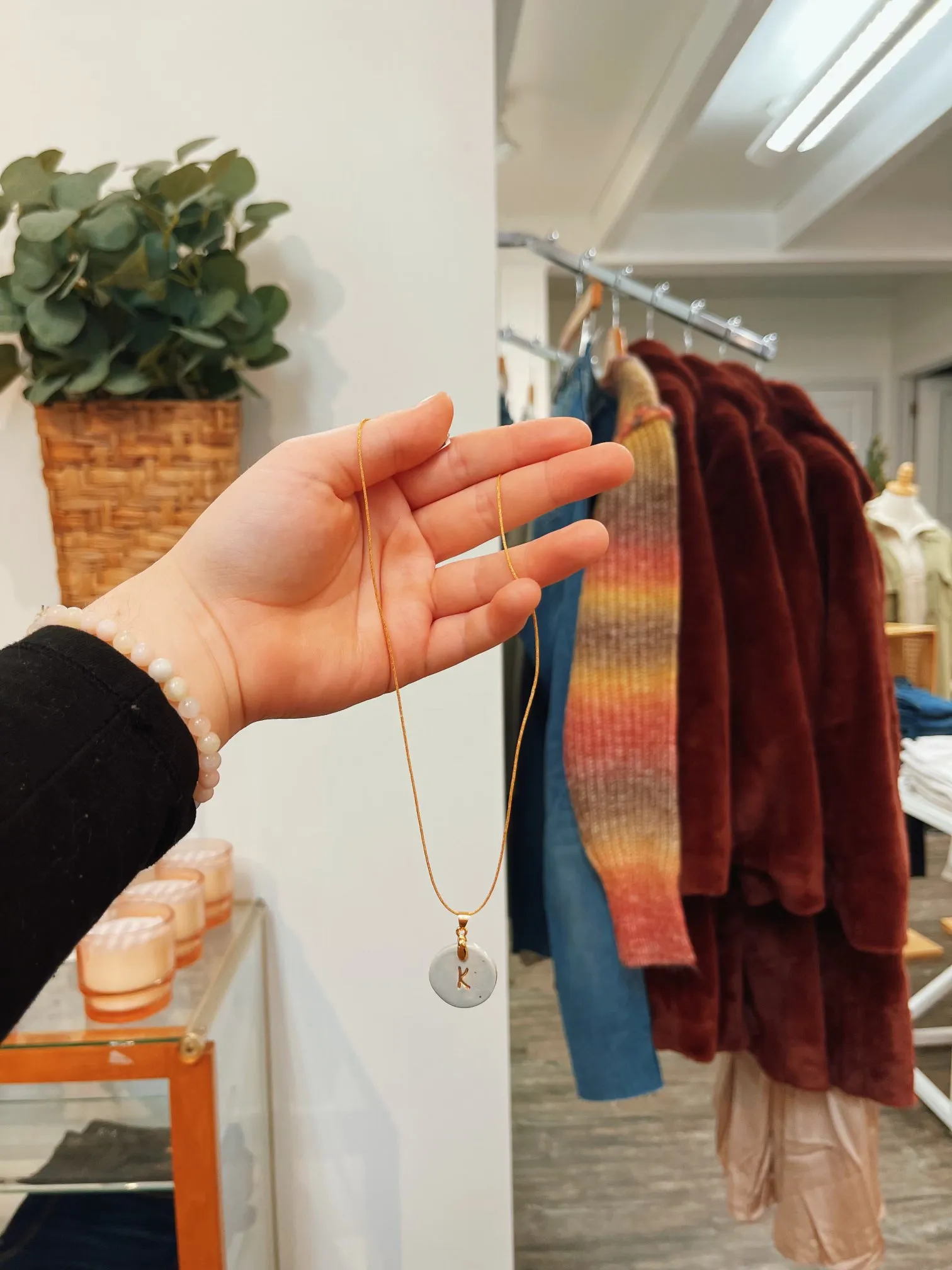 Initial Necklaces