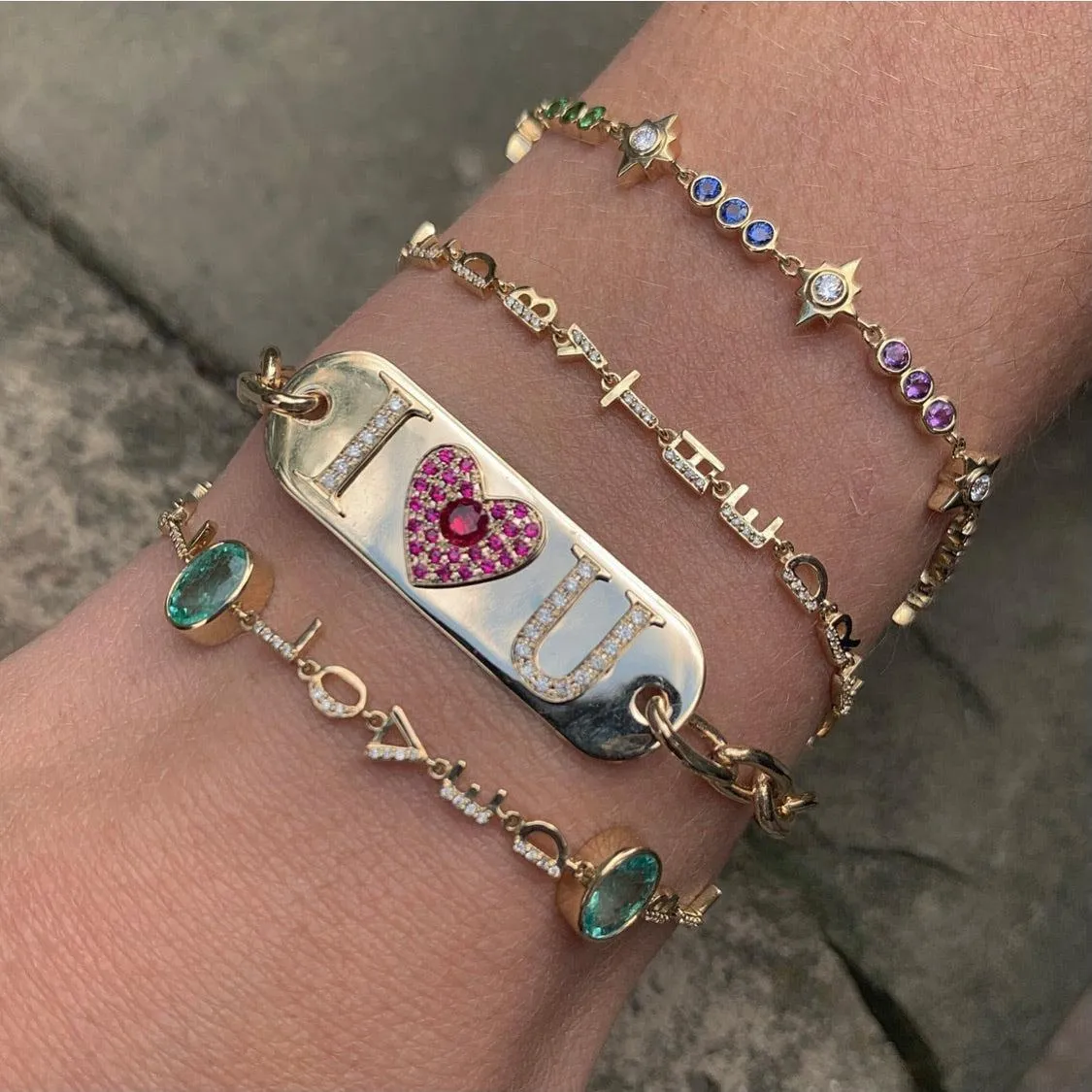 I❤️U ID Bracelet