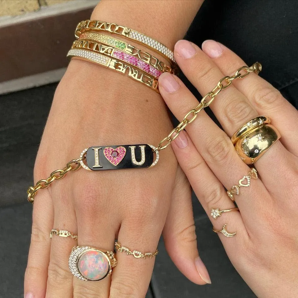 I❤️U ID Bracelet