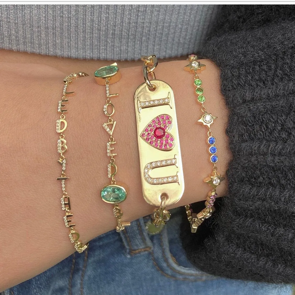 I❤️U ID Bracelet