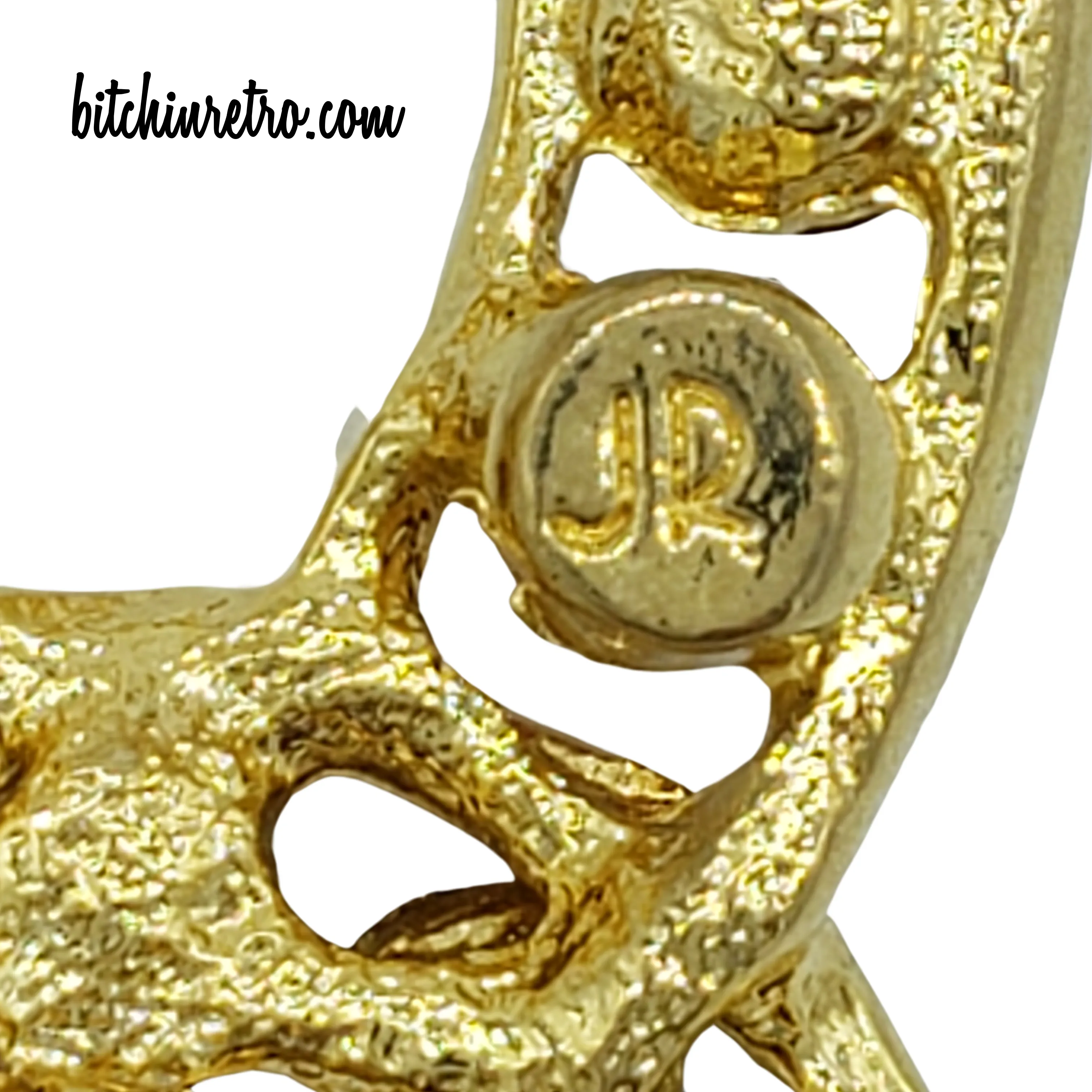 Joan Rivers Pastel Rhinestone Brooch - Published Book Piece