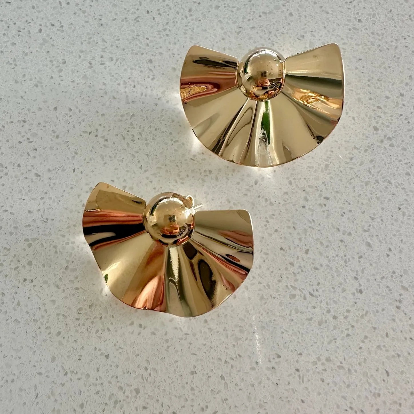JOSIE FAN STATEMENT EARRINGS