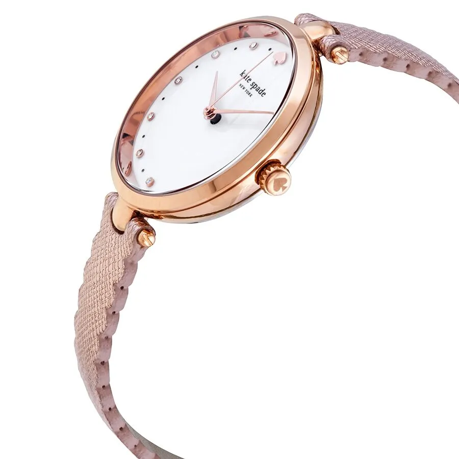 Kate Spade Quartz Crystal White Dial Ladies Watch KSW1402