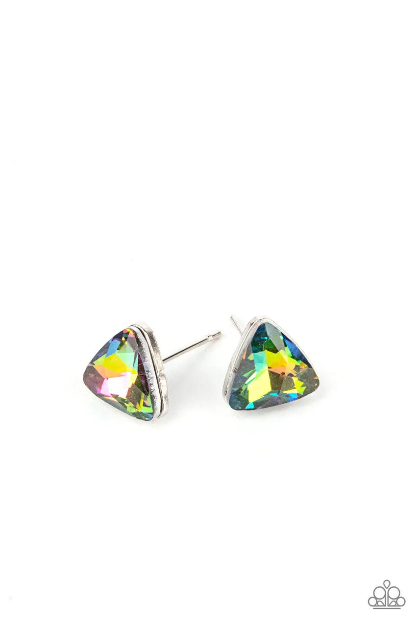Kids' Starlet Shimmer Triangle Post Earrings Set