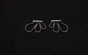 Lace Petal Bar Studs