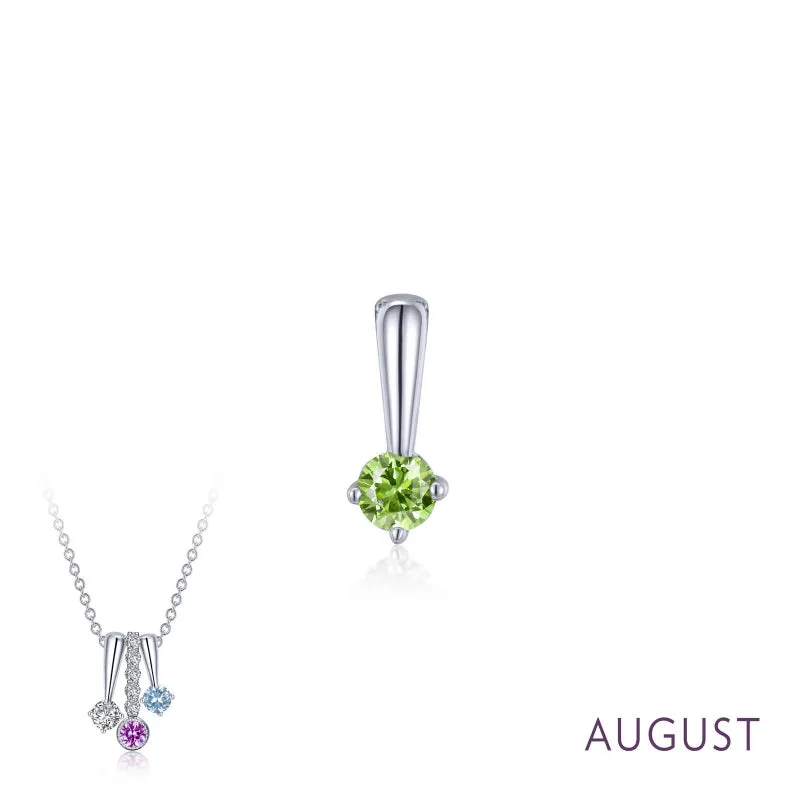 Lafonn August Birthstone Love Pendant