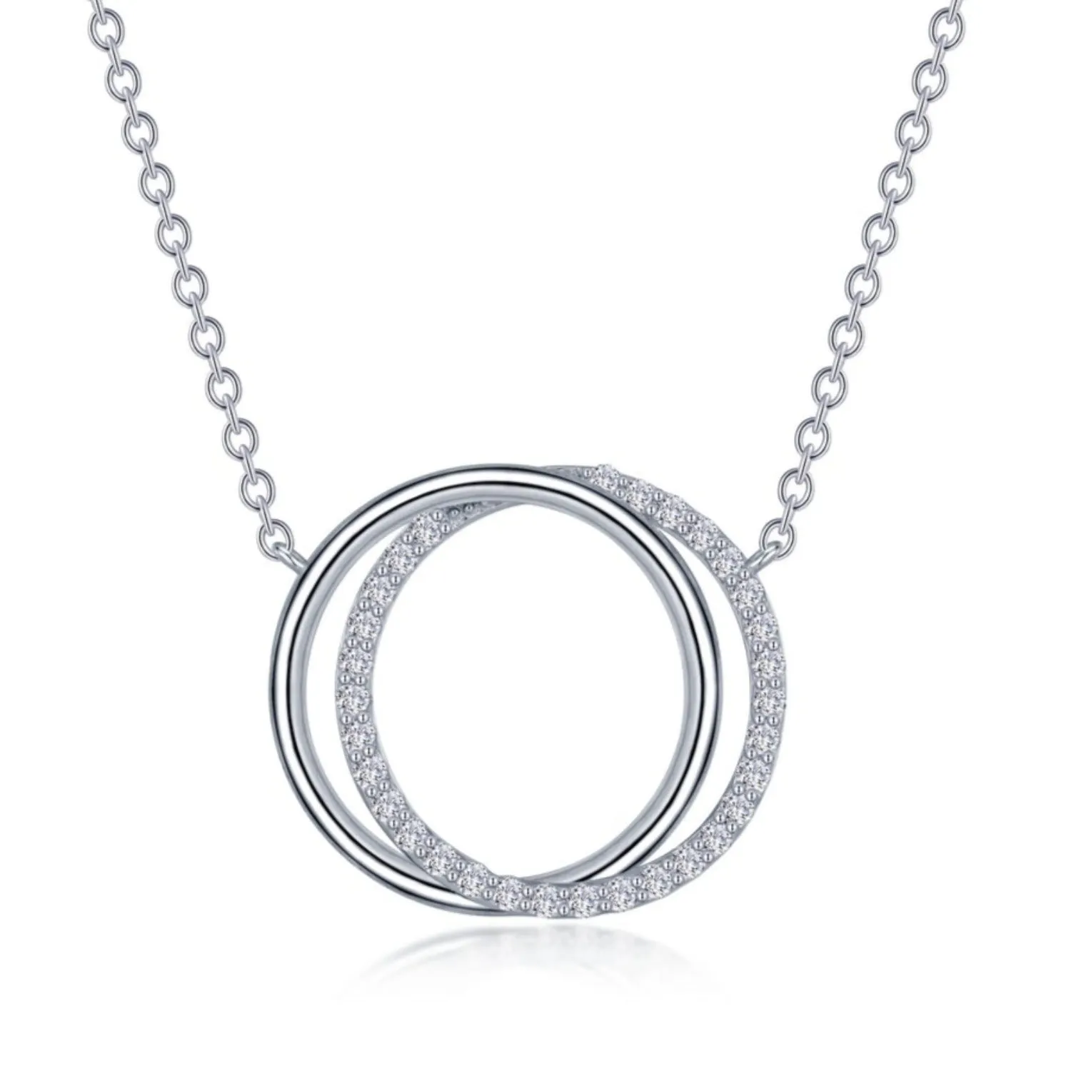 Lafonn Interlocking Circles Necklace