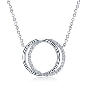 Lafonn Interlocking Circles Necklace