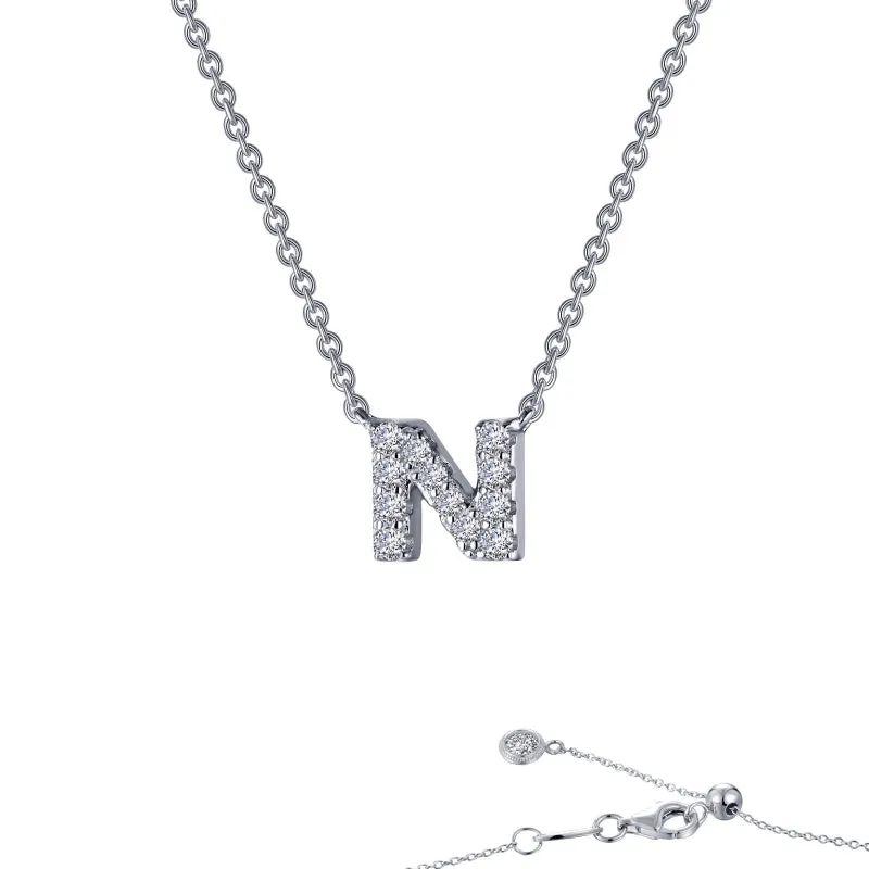 Lafonn Letter N Pendant Necklace