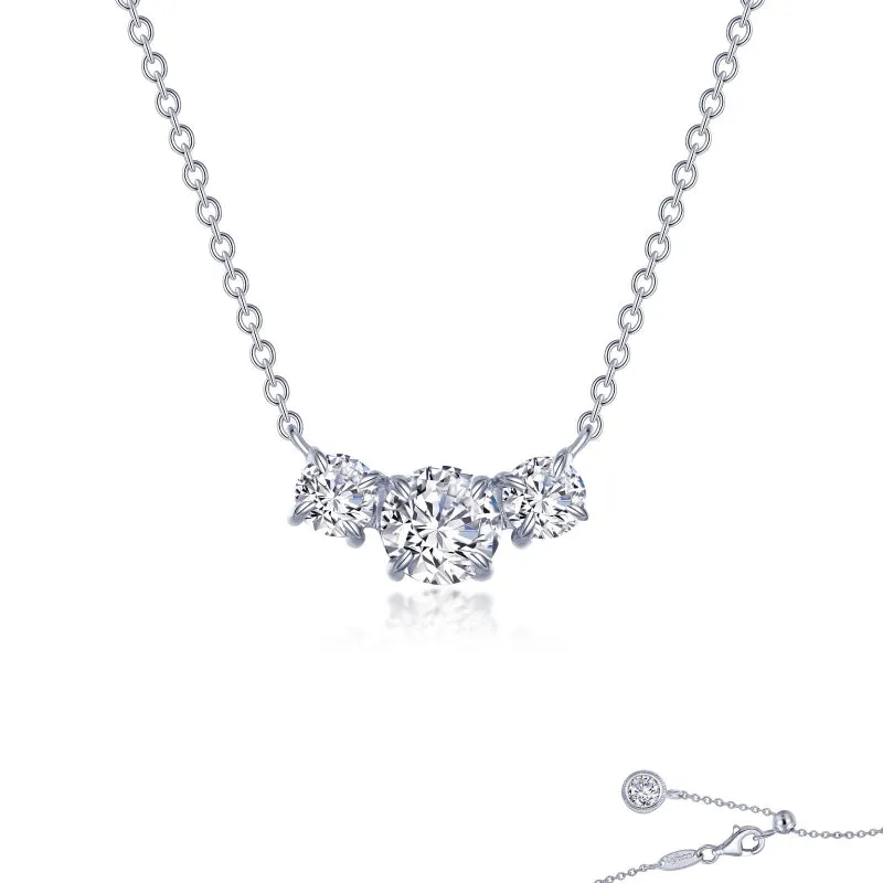 Lafonn Three-Stone Necklace
