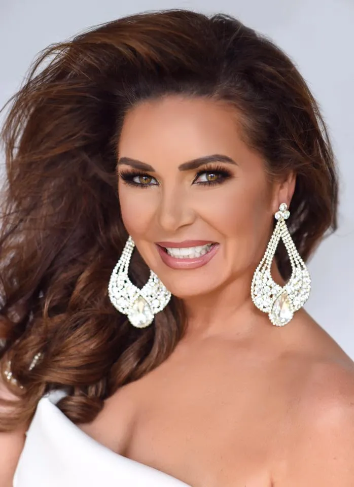 Large Chunky Cut Out Gold Crystal Teardrop Earrings | Tammy Lee's | 368875