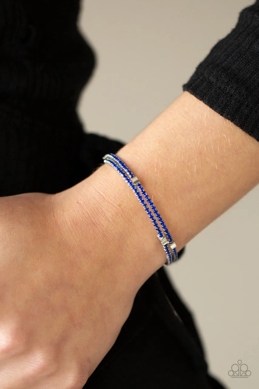 Let Freedom BLING Blue Paparazzi Bracelet