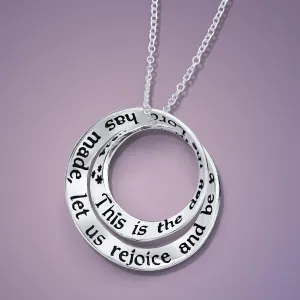 Let Us Rejoice - Psalm 118:24 Necklace