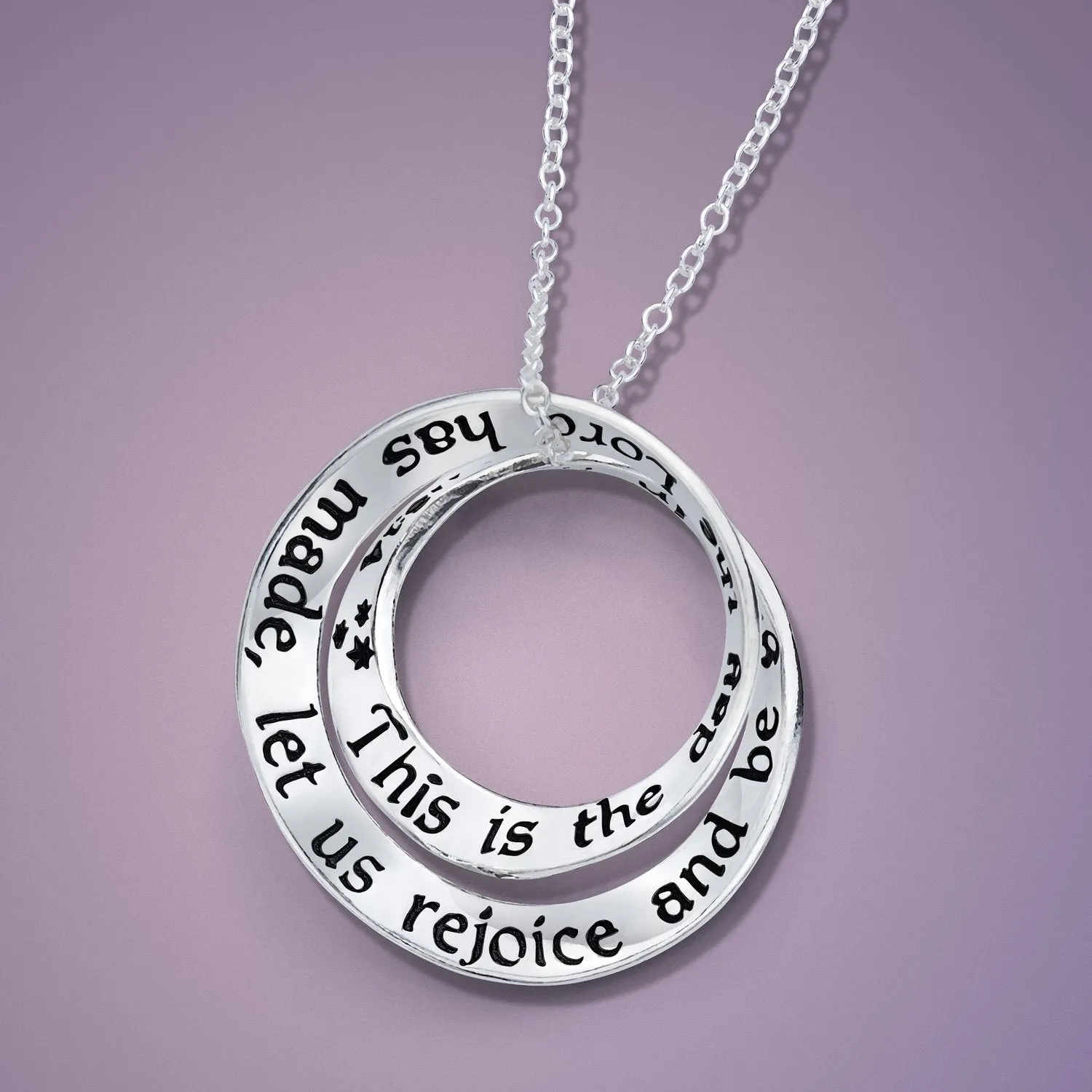 Let Us Rejoice - Psalm 118:24 Necklace
