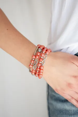 Limitless Luxury Orange Paparazzi Bracelet