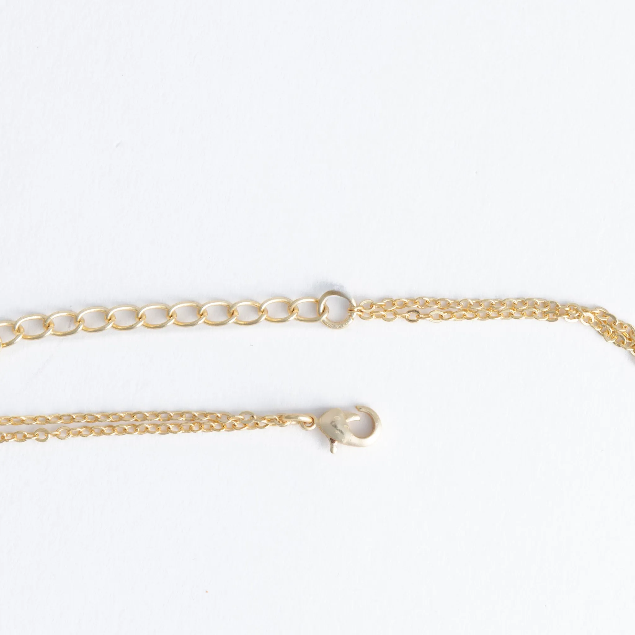 Livvy 18k Gold Layered Bar Pendant Necklace