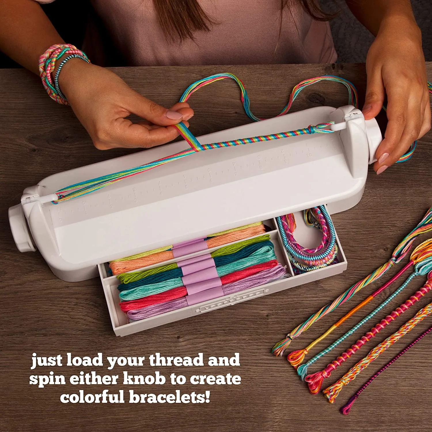 Loopdedoo – DIY Friendship Bracelet Maker Kit – Make Bracelets in Minutes