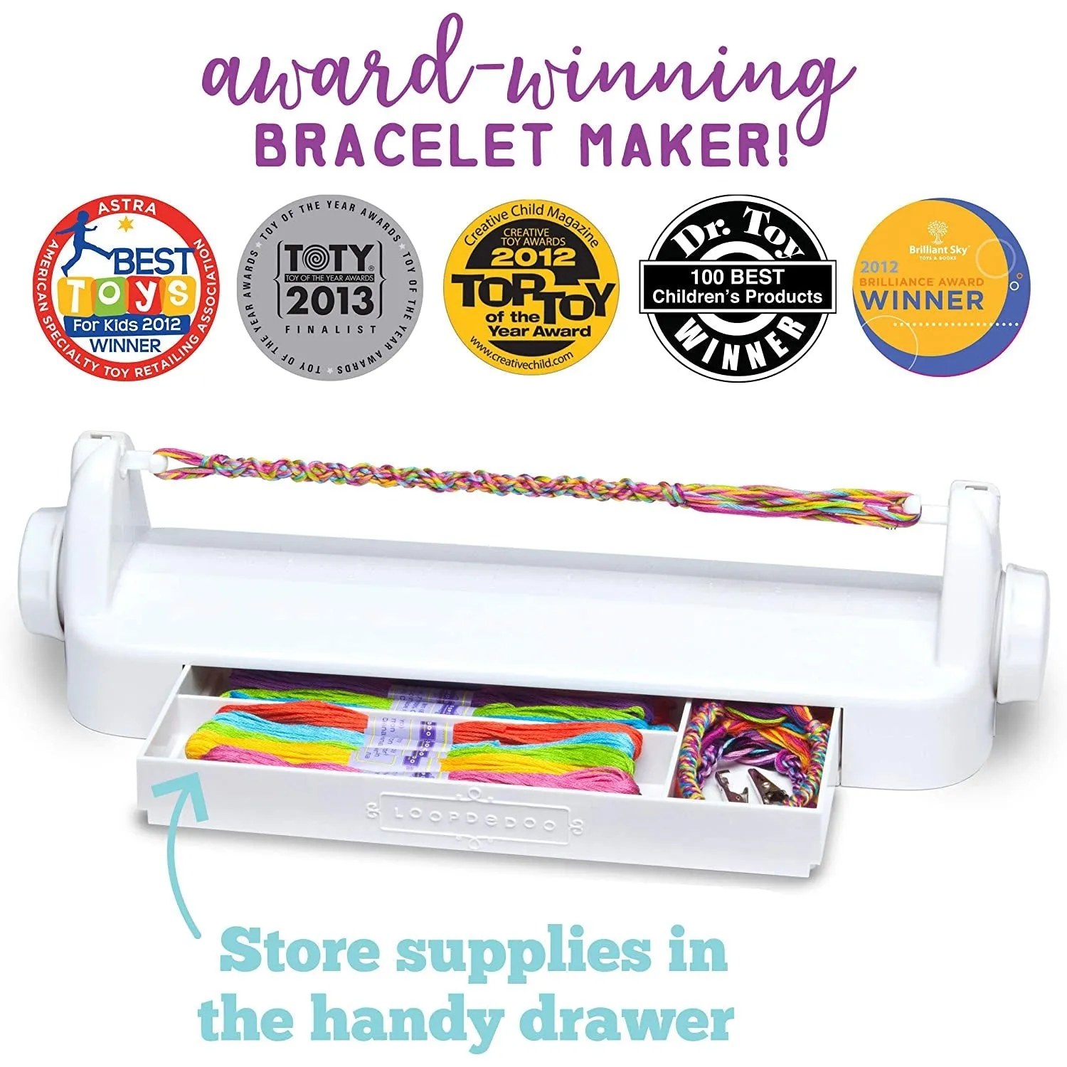Loopdedoo – DIY Friendship Bracelet Maker Kit – Make Bracelets in Minutes