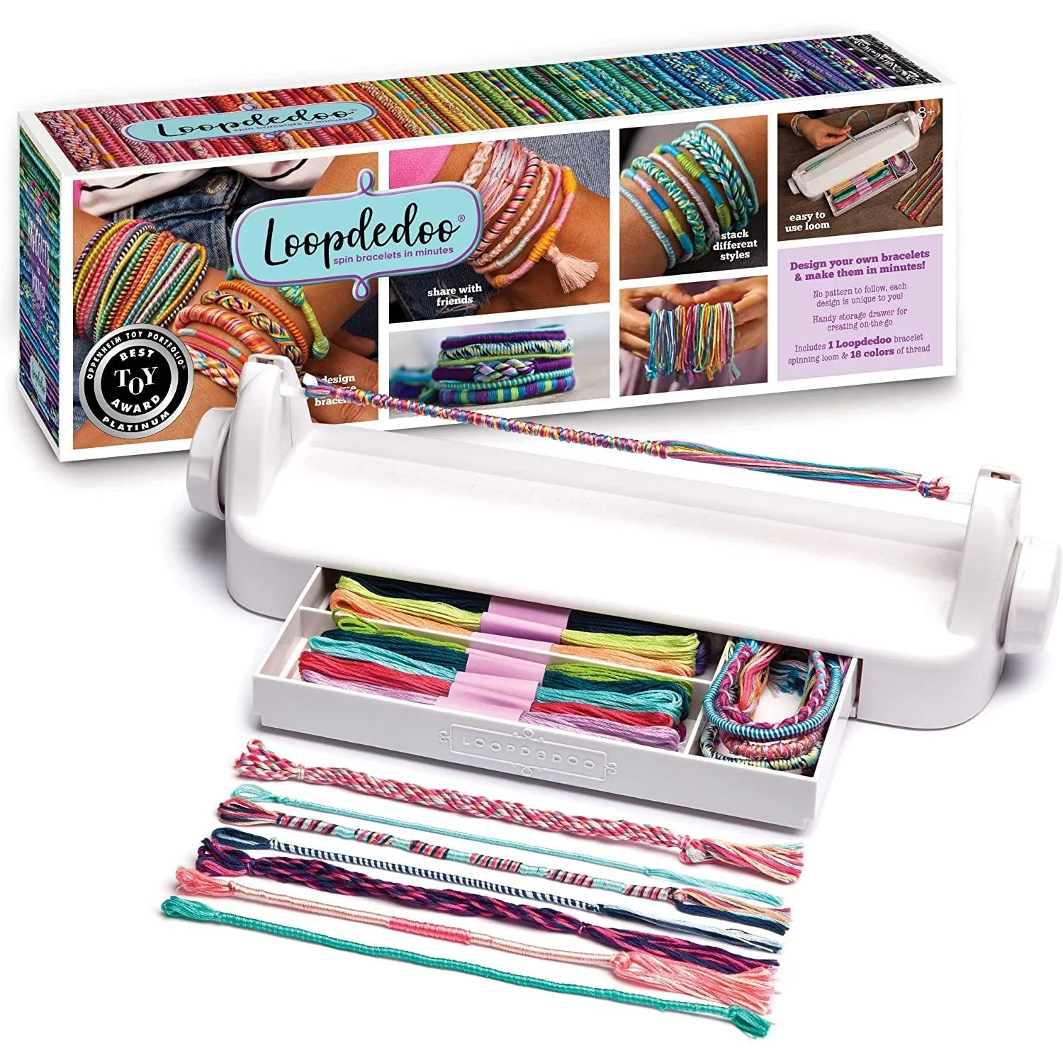 Loopdedoo – DIY Friendship Bracelet Maker Kit – Make Bracelets in Minutes