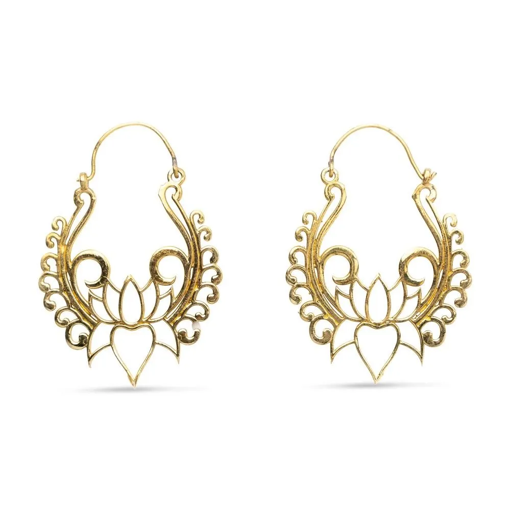 Lotus Earrings