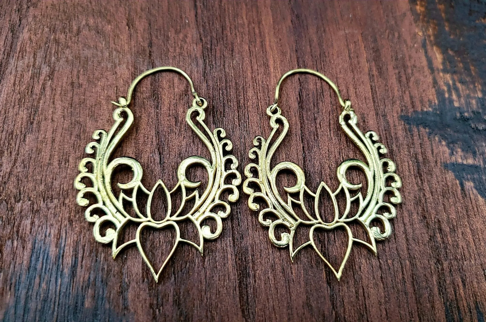 Lotus Earrings