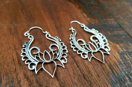 Lotus Earrings