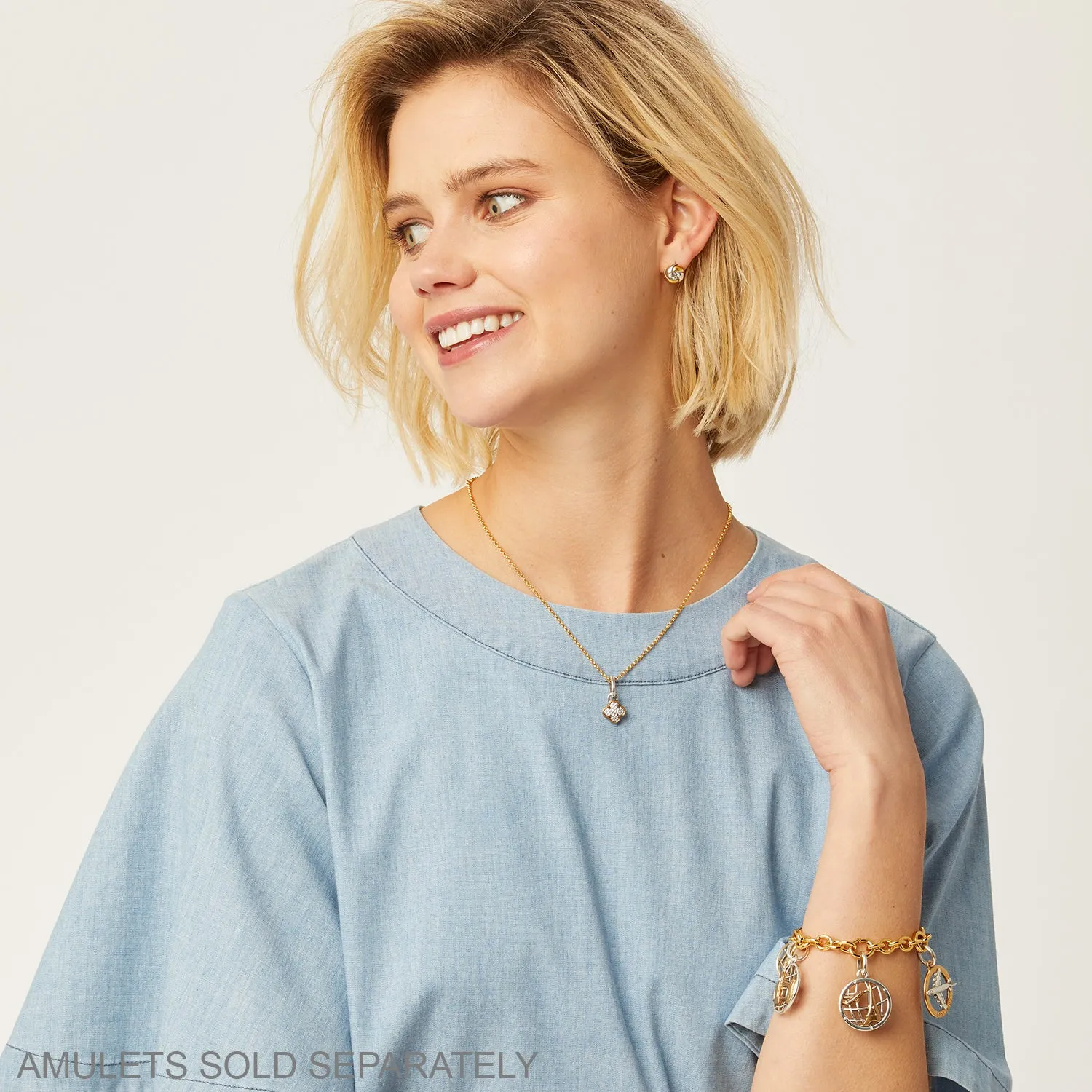 Luxe Link Charm Bracelet - Gold
