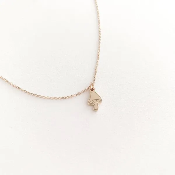 Magic Charm Mushroom Necklace