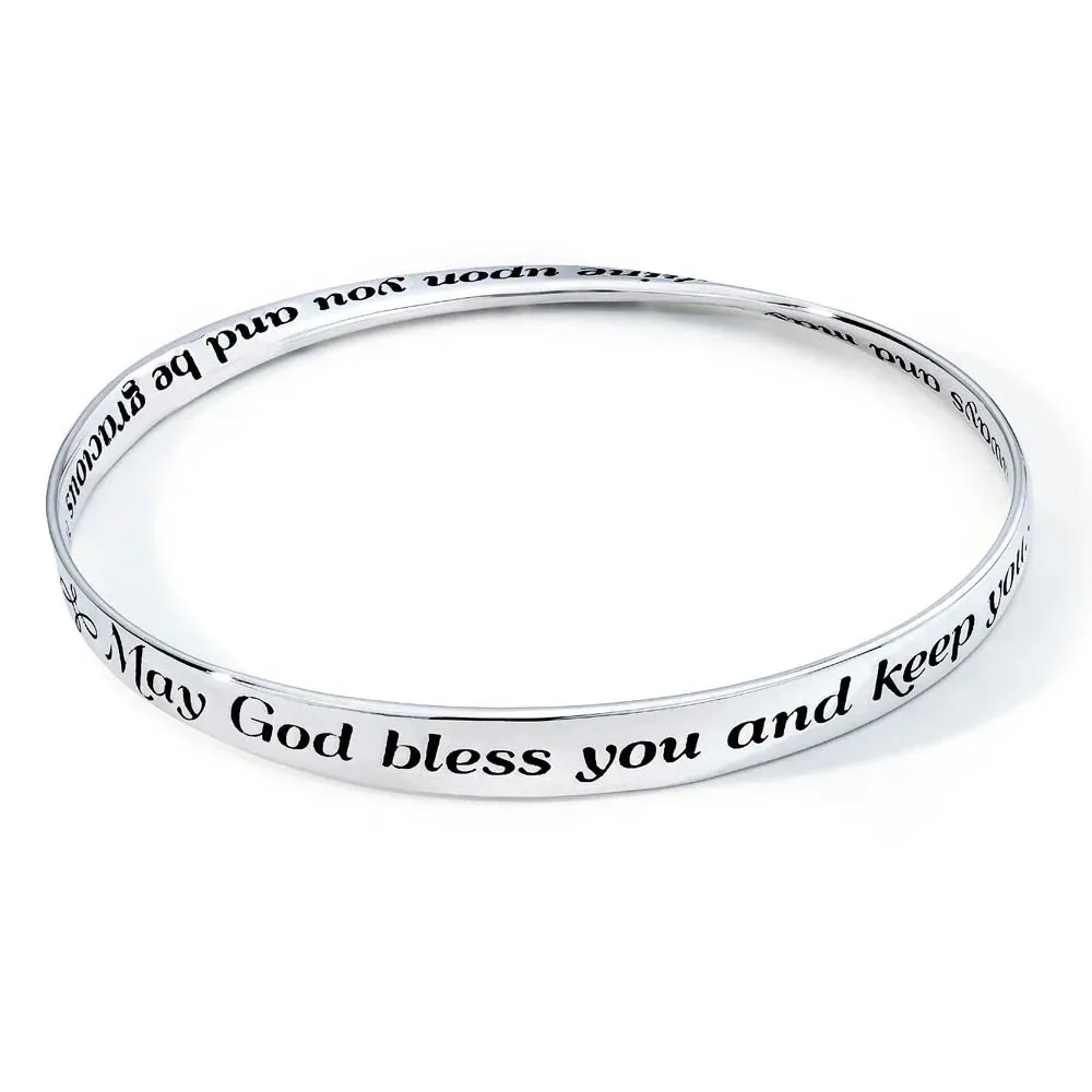 May God Bless You and Keep You - Numbers 6:24-26 14K Gold Bracelet