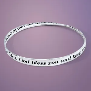 May God Bless You And Keep You - Numbers 6:24-26 Bracelet