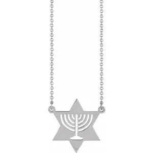 Menorah Star Necklace 87290