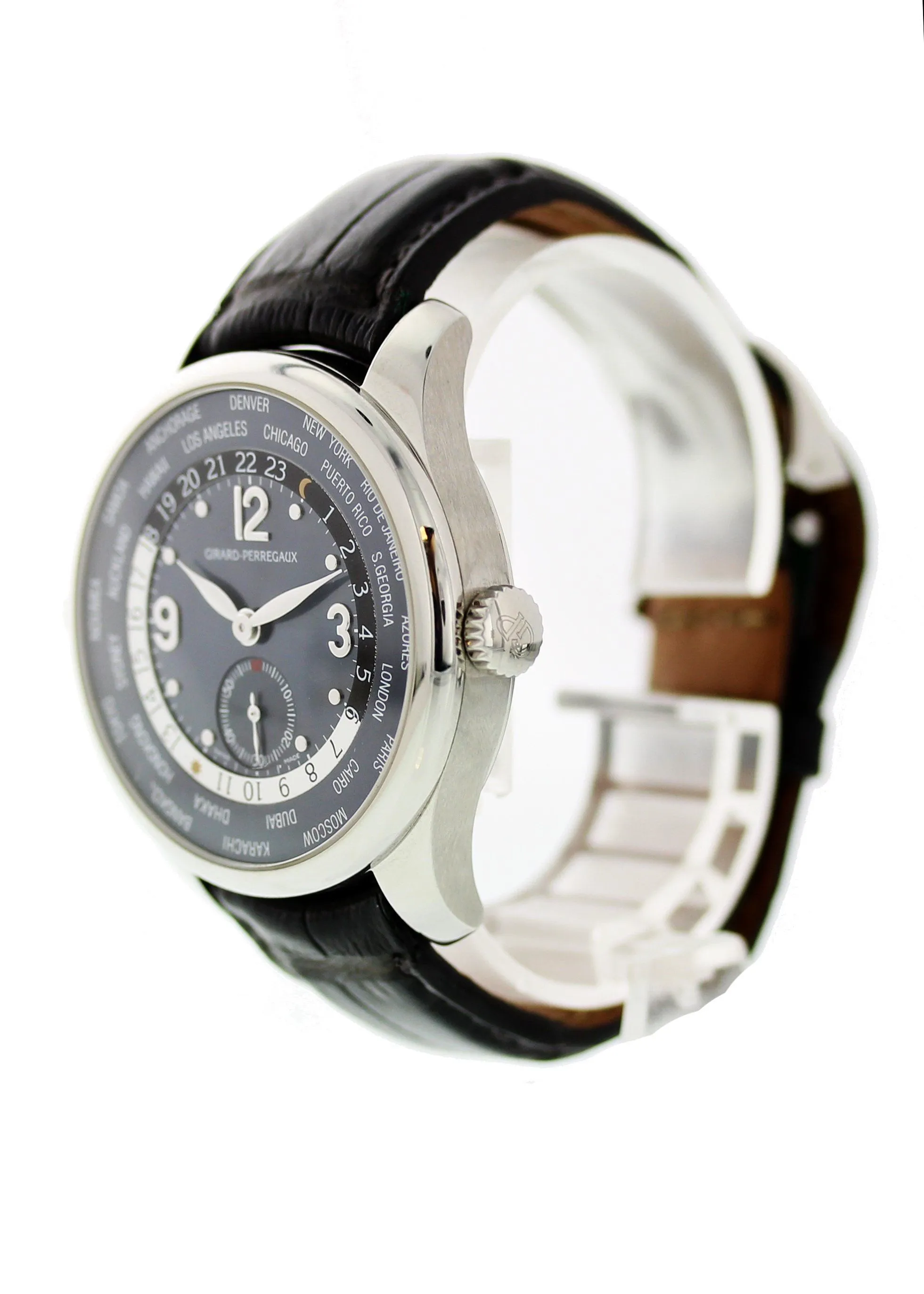 Men's Girard-Perregaux WW.TC Small Seconds 49865 Stainless Steel Watch