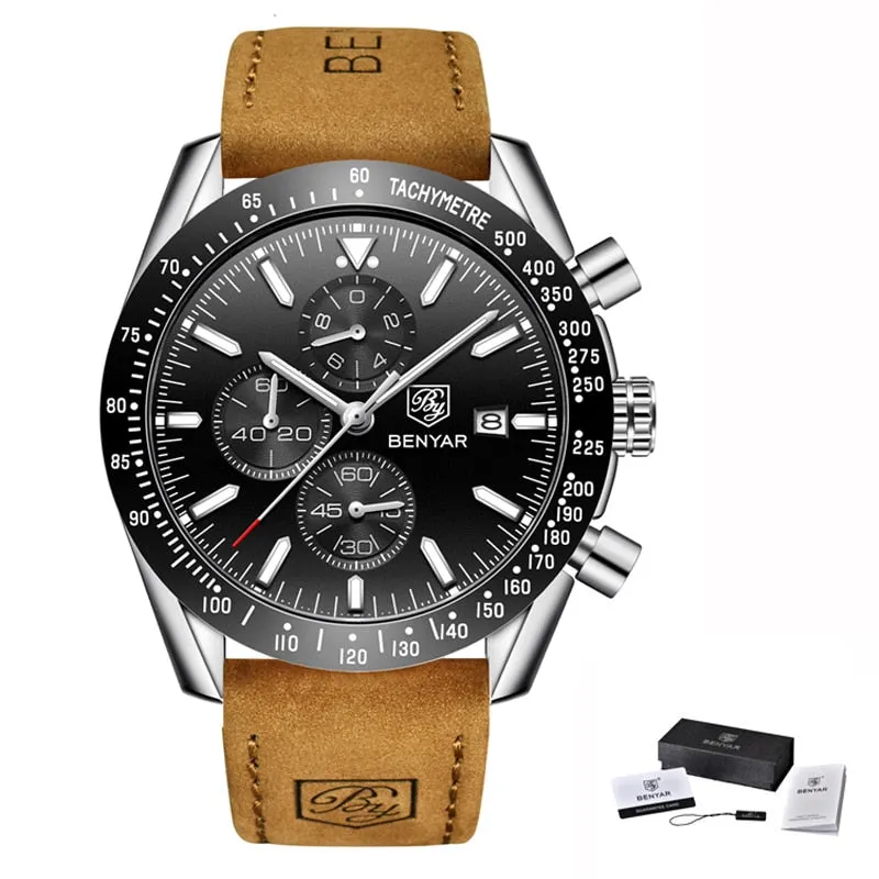 Men's Luxury Leather Watches