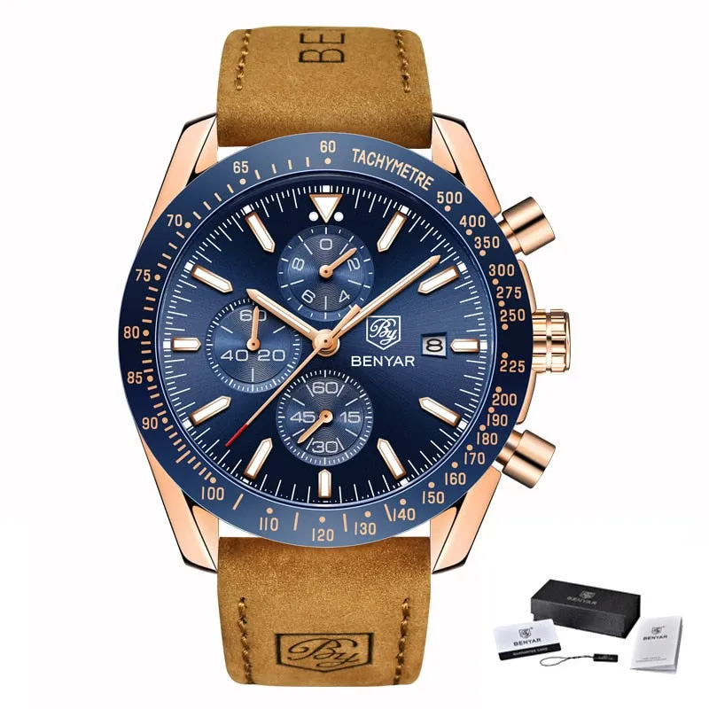 Men's Luxury Leather Watches