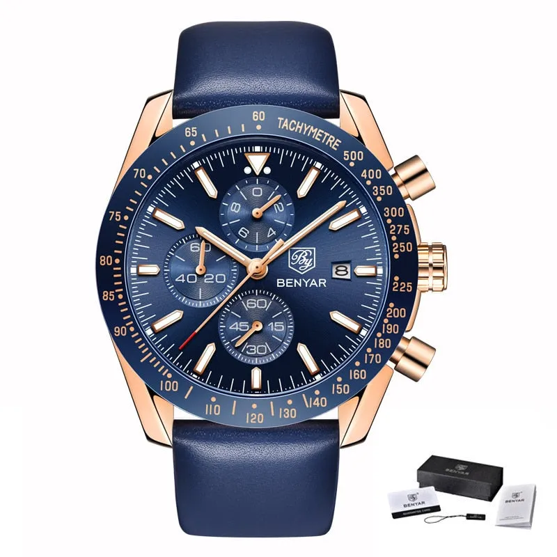 Men's Luxury Leather Watches