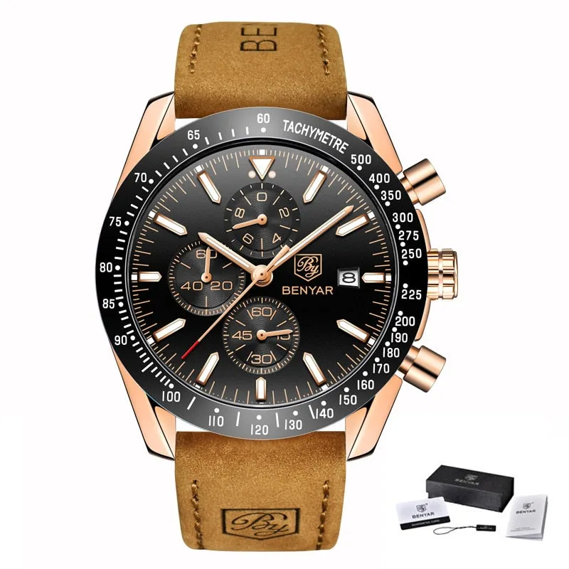 Men's Luxury Leather Watches