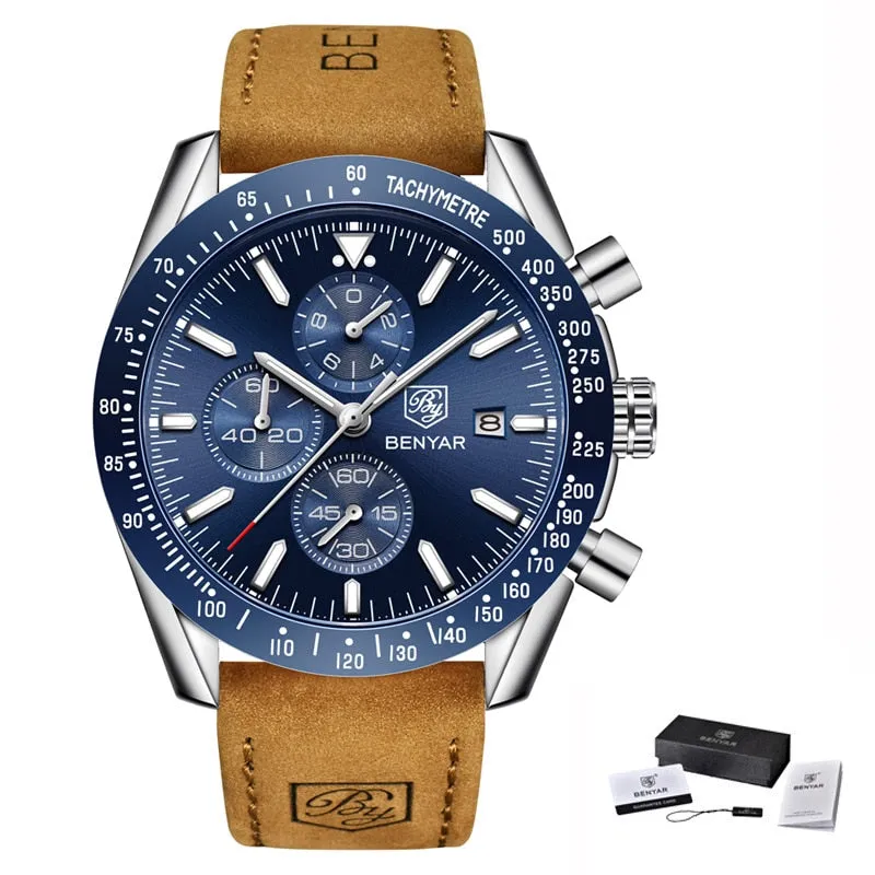 Men's Luxury Leather Watches