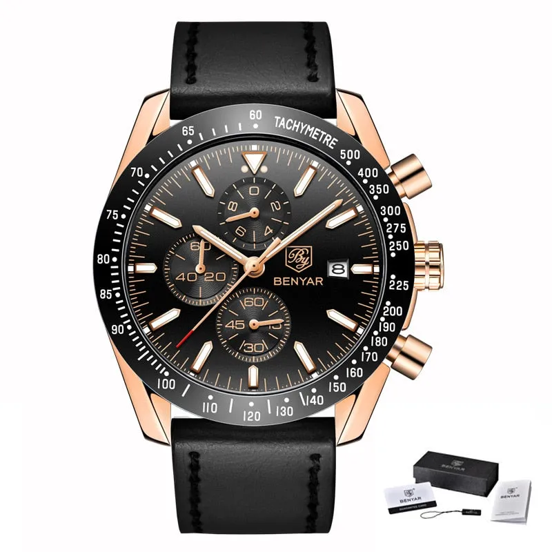 Men's Luxury Leather Watches