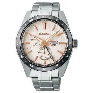 Mens Stainless Steel Presage Automatic GMT SPB273J
