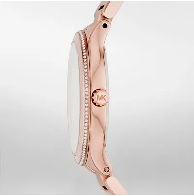Michael Kors Lainey Pavé Heart Rose Gold Ladies Watch MK3605