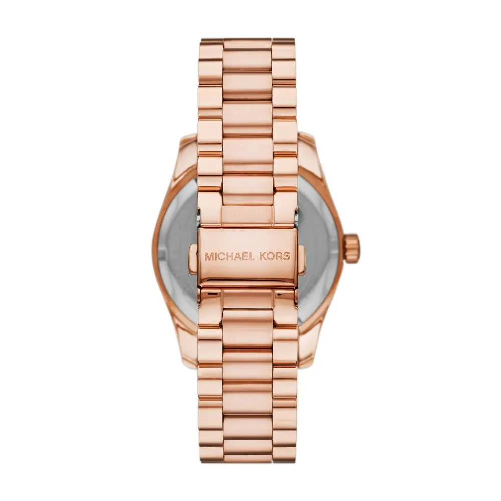 Michael Kors Lexington Pavé Rose Gold-Tone Watch and Jewelry Gift Set