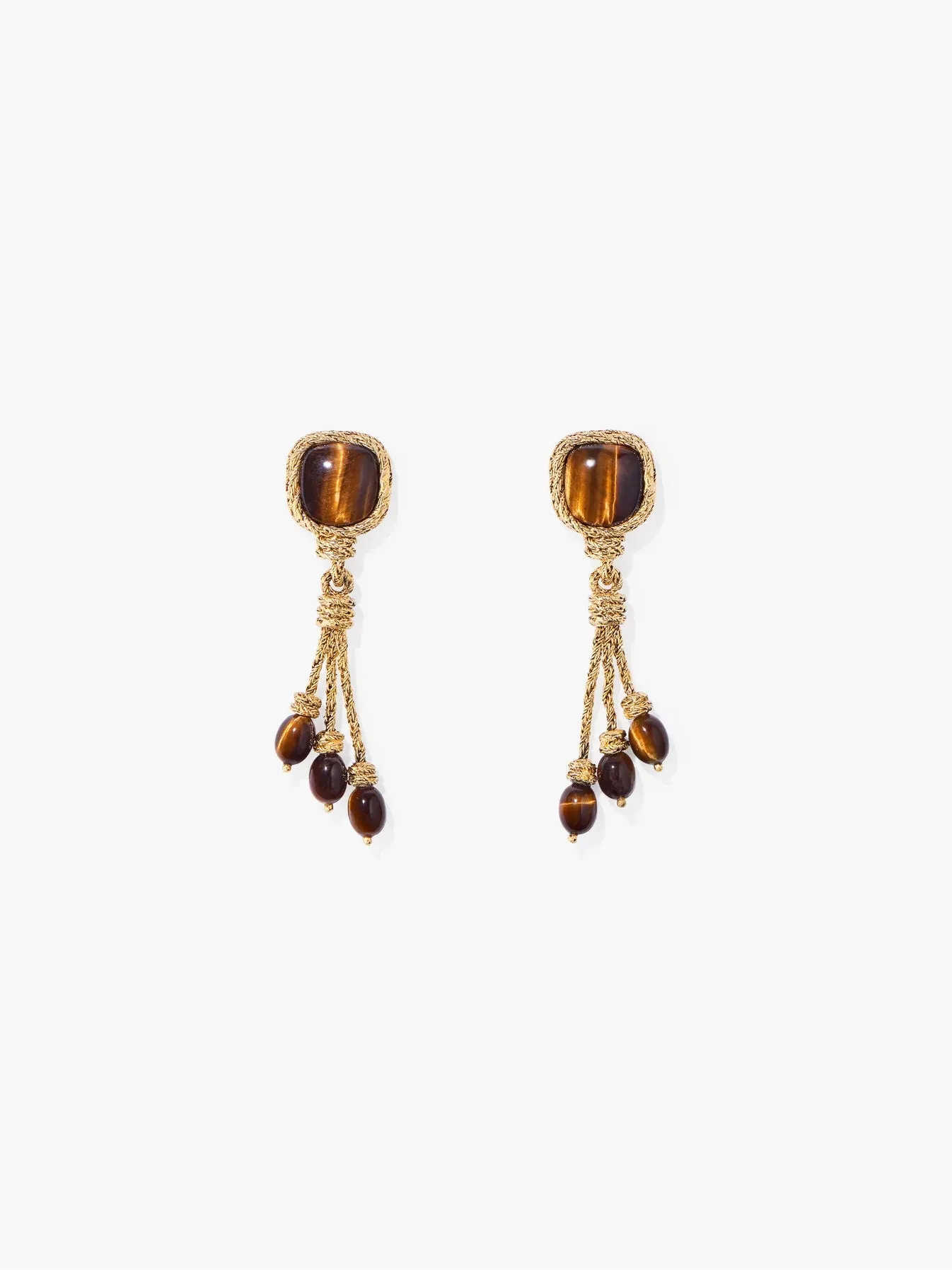 Miki Tiger's Eye Earrings