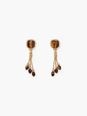 Miki Tiger's Eye Earrings