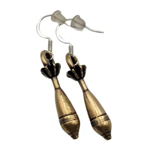 Mine bronze earrings