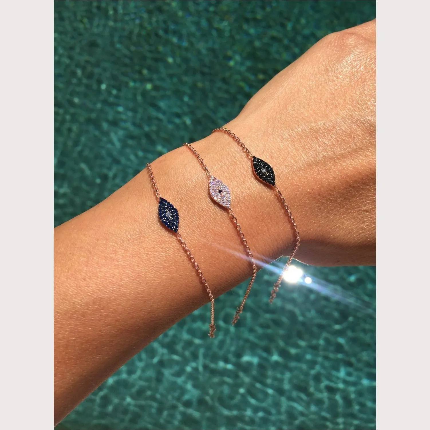 Modern Black Eye Bracelet