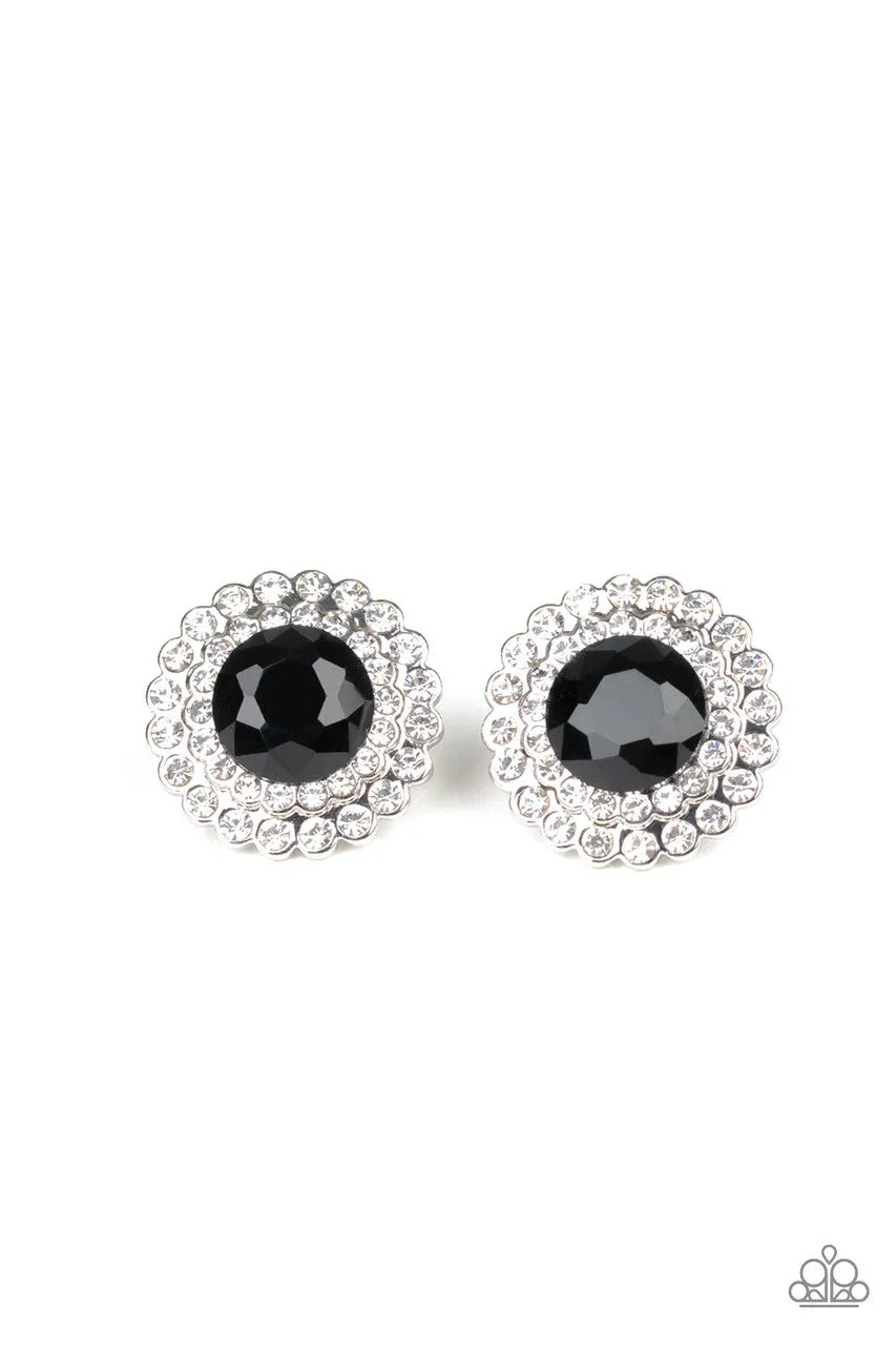 My Second Castle Black Paparazzi Earrings